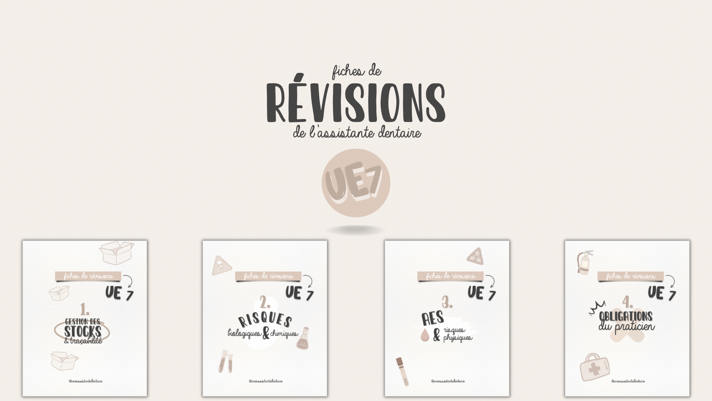 Fiches UE7 - téléchargeables